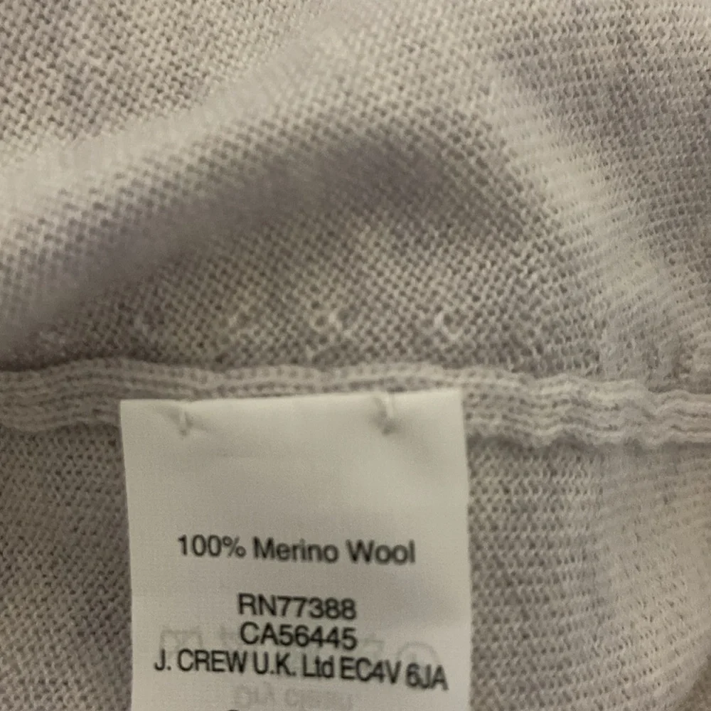 J. Crew Embroidered Merino Wool Sweater M